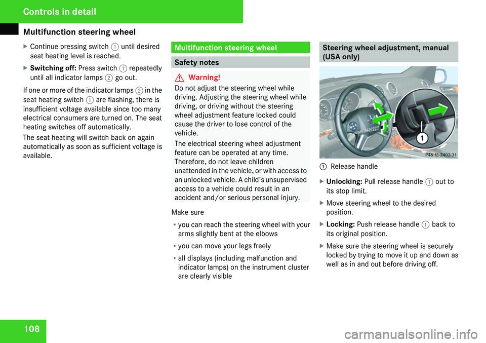 MERCEDES-BENZ GL 2009  Owners Manual 