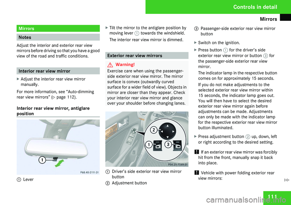 MERCEDES-BENZ GL 2009  Owners Manual 
