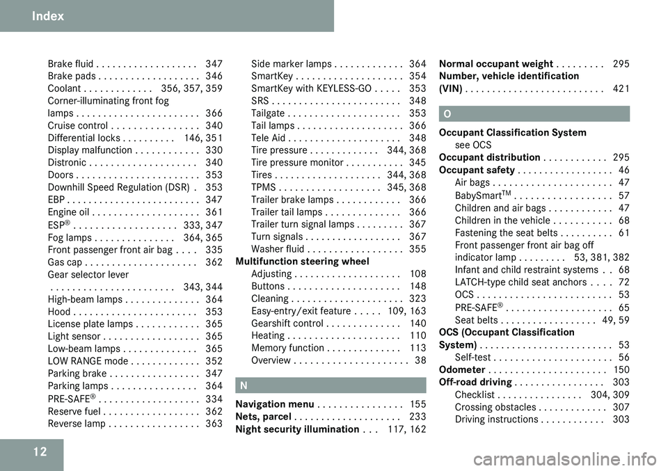 MERCEDES-BENZ GL 2009  Owners Manual 