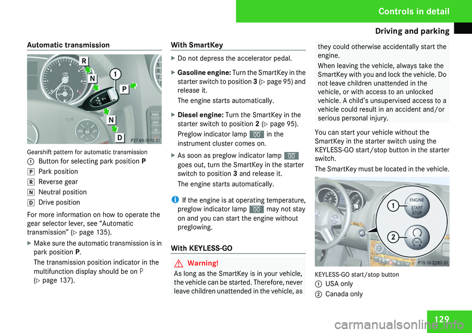 MERCEDES-BENZ GL 2009  Owners Manual 