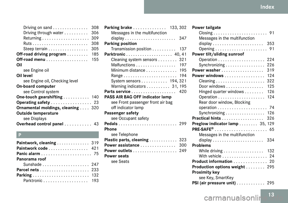 MERCEDES-BENZ GL 2009  Owners Manual 