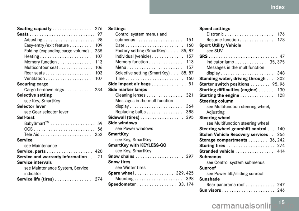 MERCEDES-BENZ GL 2009  Owners Manual 