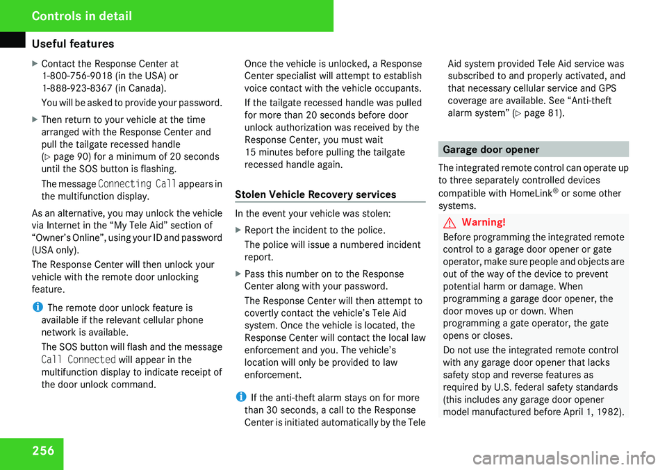 MERCEDES-BENZ GL 2009  Owners Manual 