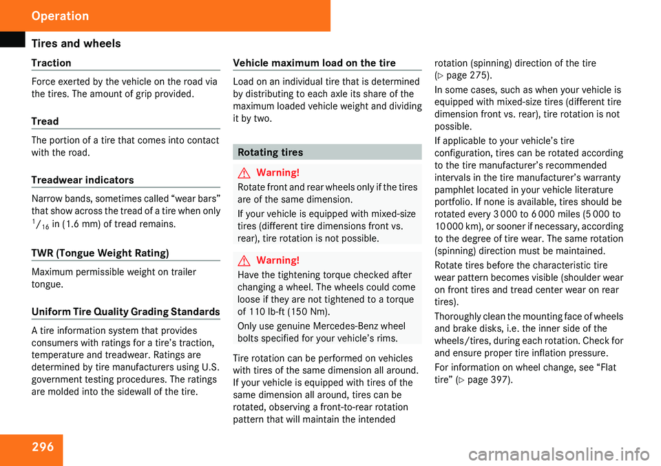 MERCEDES-BENZ GL 2009  Owners Manual 
