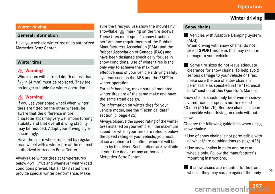 MERCEDES-BENZ GL 2009  Owners Manual 