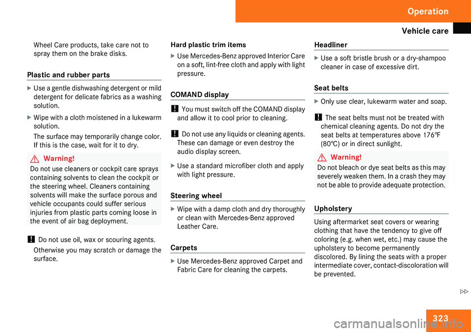 MERCEDES-BENZ GL 2009  Owners Manual 