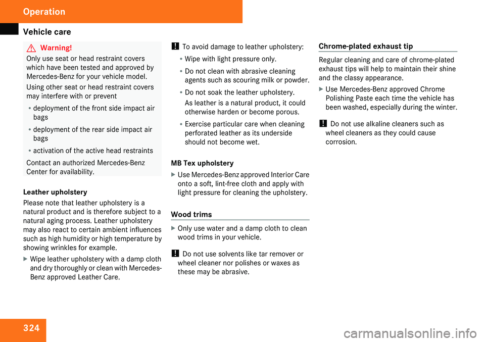 MERCEDES-BENZ GL 2009  Owners Manual 