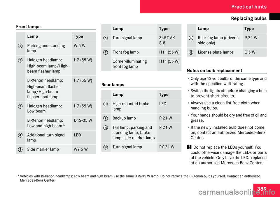MERCEDES-BENZ GL 2009  Owners Manual 