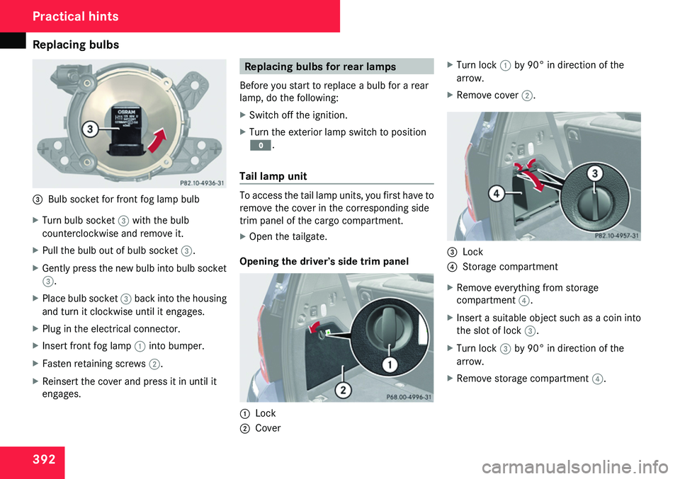MERCEDES-BENZ GL 2009  Owners Manual 