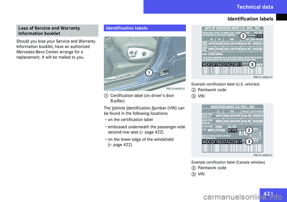 MERCEDES-BENZ GL 2009  Owners Manual 
