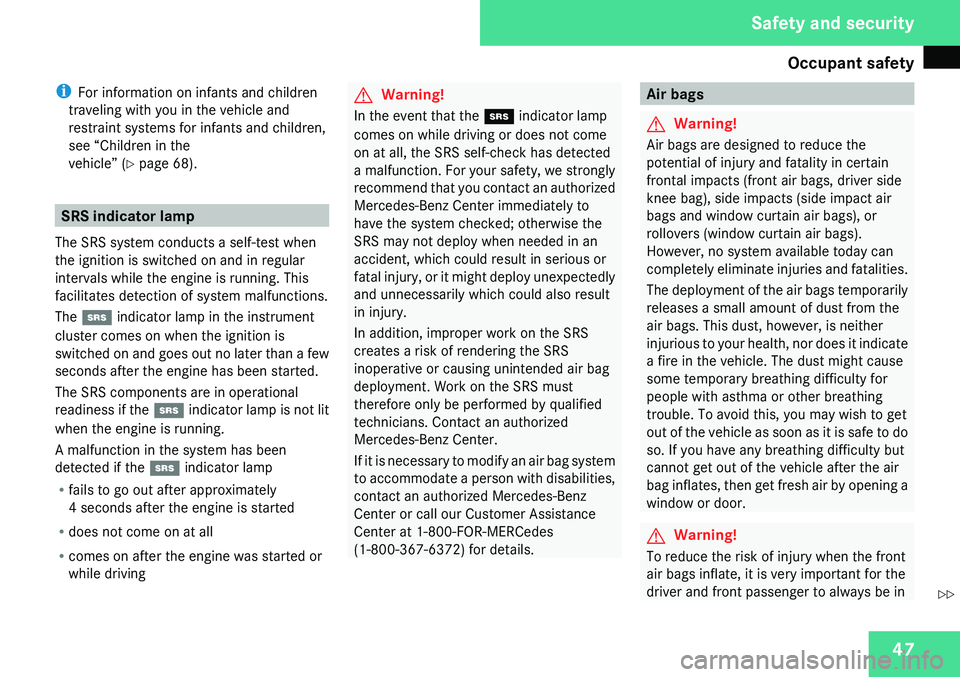 MERCEDES-BENZ GL 2009  Owners Manual 