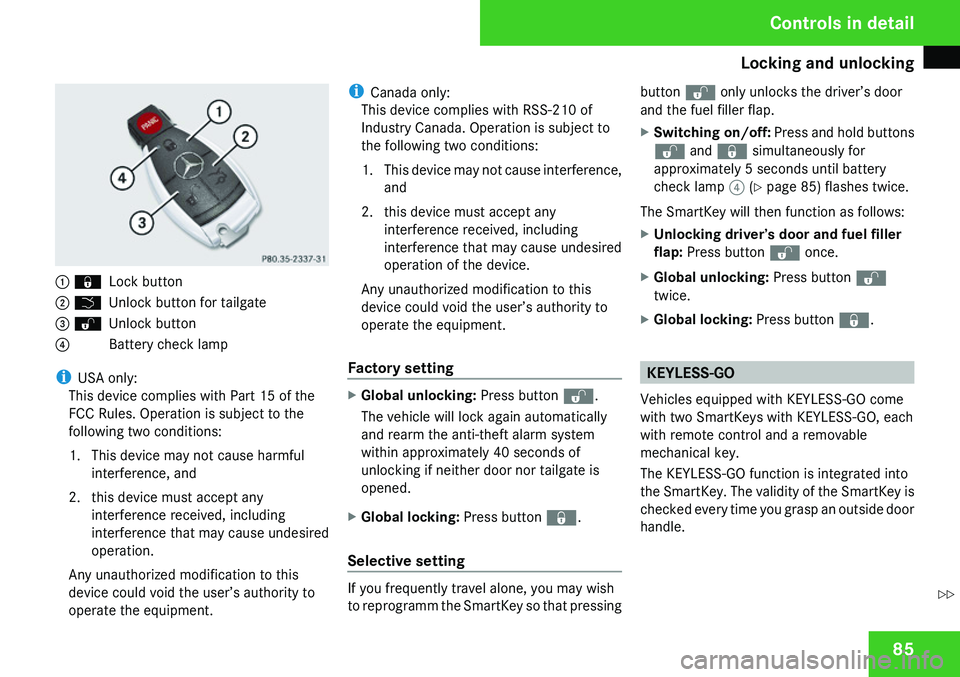MERCEDES-BENZ GL 2009  Owners Manual 