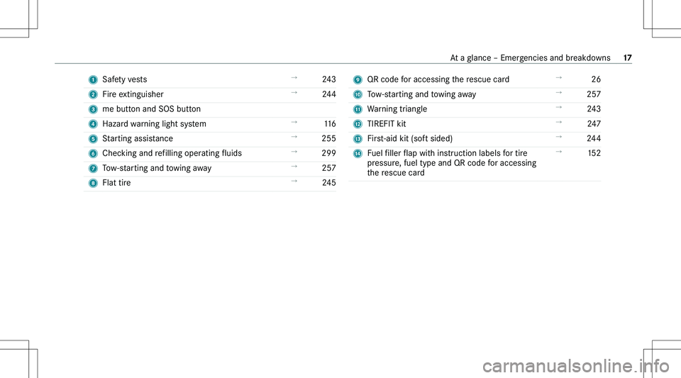 MERCEDES-BENZ GLA 2021  Owners Manual �1�S�a�f�e�t�y� �v�e�s�t�s