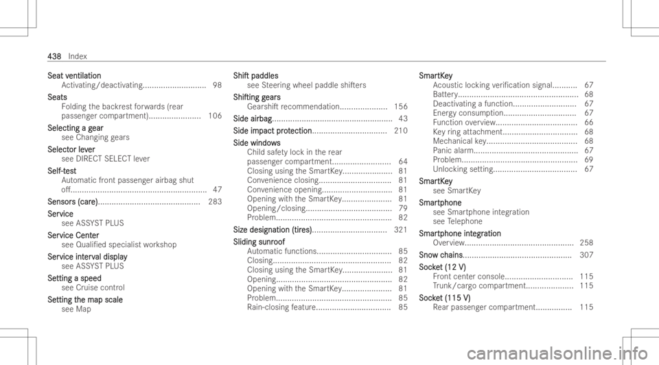 MERCEDES-BENZ GLA 2022 Owners Manual Sea
tv Sea
tvent ilatio n ent
ilatio n
Ac tivating/dea ctivating <000F000F000F000F000F000F000F000F000F000F000F000F000F000F000F000F
000F000F000F000F000F000F000F000F000F000F000F000F> 98
Seats Seats
Fold MERCEDES-BENZ GLA 2022 Owners Manual Sea
tv Sea
tvent ilatio n ent
ilatio n
Ac tivating/dea ctivating <000F000F000F000F000F000F000F000F000F000F000F000F000F000F000F000F
000F000F000F000F000F000F000F000F000F000F000F000F> 98
Seats Seats
Fold