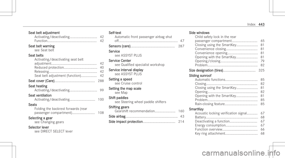 MERCEDES-BENZ GLB 2022 Owners Manual Sea
tbe ltad jus Sea
tbe ltad justm ent tme
nt
Ac tivating/dea ctivating <000F000F000F000F000F000F000F000F000F000F000F000F000F000F000F000F
000F000F000F000F000F000F000F000F000F000F000F000F> 42
Fu nctio MERCEDES-BENZ GLB 2022 Owners Manual Sea
tbe ltad jus Sea
tbe ltad justm ent tme
nt
Ac tivating/dea ctivating <000F000F000F000F000F000F000F000F000F000F000F000F000F000F000F000F
000F000F000F000F000F000F000F000F000F000F000F000F> 42
Fu nctio