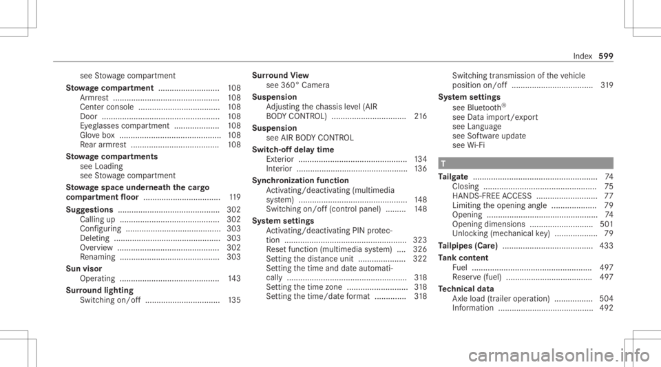 MERCEDES-BENZ GLC 2020 Owners Manual see
Stow agecom partment
St ow ageco mp artment ........................... 108
Ar mr est<0011001100110011001100110011001100110011001100110011001100110011
0011001100110011> <00110011001100110011001100 MERCEDES-BENZ GLC 2020 Owners Manual see
Stow agecom partment
St ow ageco mp artment ........................... 108
Ar mr est<0011001100110011001100110011001100110011001100110011001100110011
0011001100110011> <00110011001100110011001100