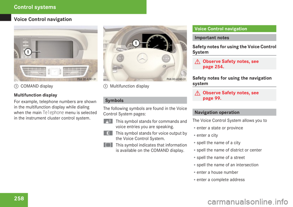 MERCEDES-BENZ S CLASS 2009  Owners Manual 
