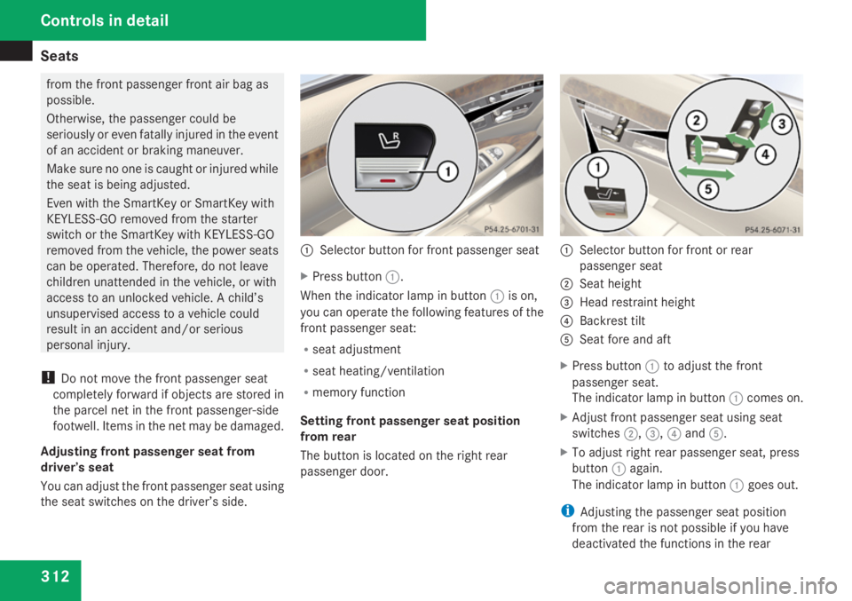 MERCEDES-BENZ S CLASS 2009  Owners Manual 