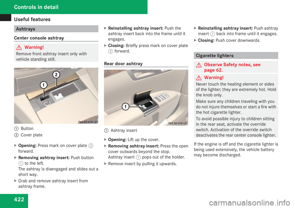 MERCEDES-BENZ S CLASS 2009  Owners Manual 