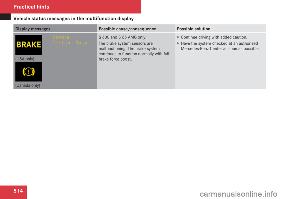 MERCEDES-BENZ S CLASS 2009  Owners Manual 
