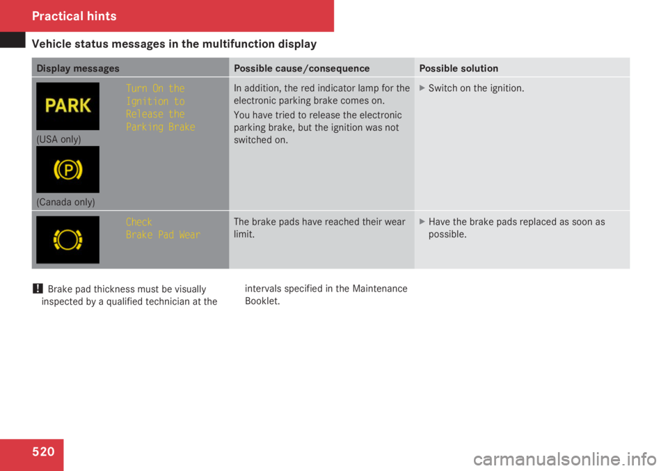 MERCEDES-BENZ S CLASS 2009  Owners Manual 