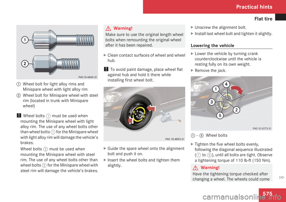 MERCEDES-BENZ S CLASS 2009  Owners Manual 