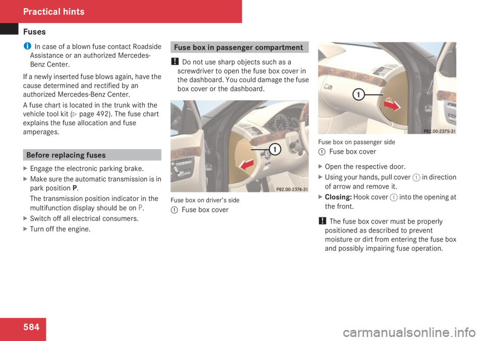 MERCEDES-BENZ S CLASS 2009  Owners Manual 