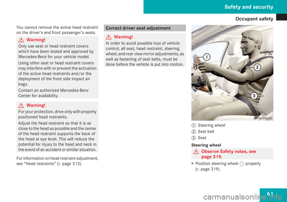 MERCEDES-BENZ S CLASS 2009  Owners Manual 