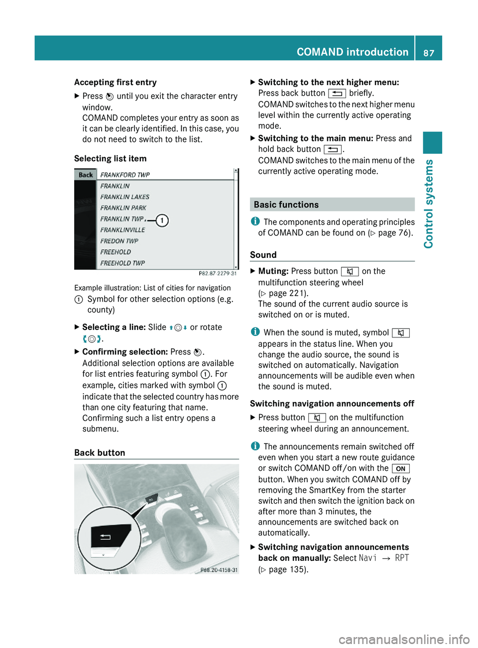 MERCEDES-BENZ S CLASS 2010  Owners Manual Accepting first entryXPress \000