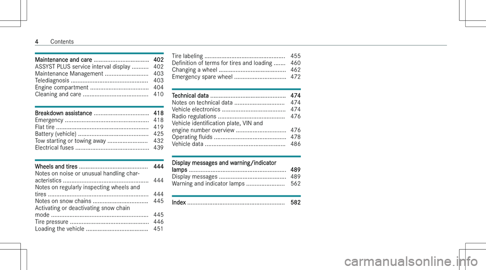 MERCEDES-BENZ S CLASS 2023  Owners Manual �M�a�i�n�t�e�n�a�n�c�e� �a�n�d� �c�a�r�e� �.�.�.�.�.�.�.�.�.�.�.�.�.�.�.�.�.�.�.�.�.�.�.�.�.�.�.�.�.�.�.�.�. �4�0�2
�A�S�S�Y�S�T� �P�L�U�S� �s�e�r�v�i�c�e� �i�n�t�e�r�v�a�l� �d�i�s�p�l�a�y� �.�.�.�.�.