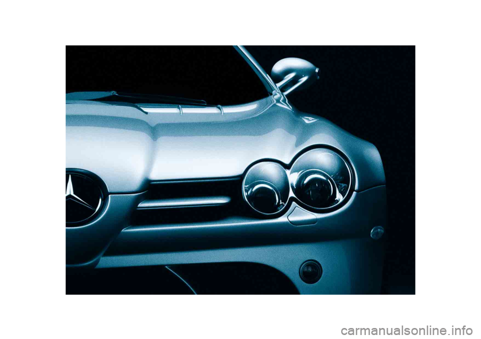 MERCEDES-BENZ SLR CLASS 2005  Owners Manual 