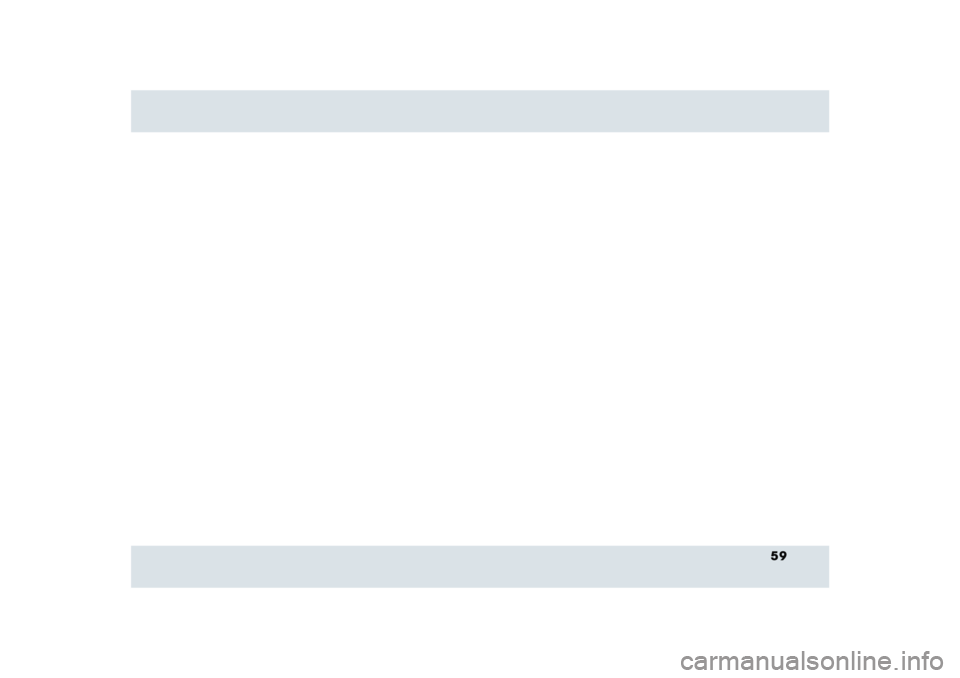 MERCEDES-BENZ SLR CLASS 2005  Owners Manual 59 