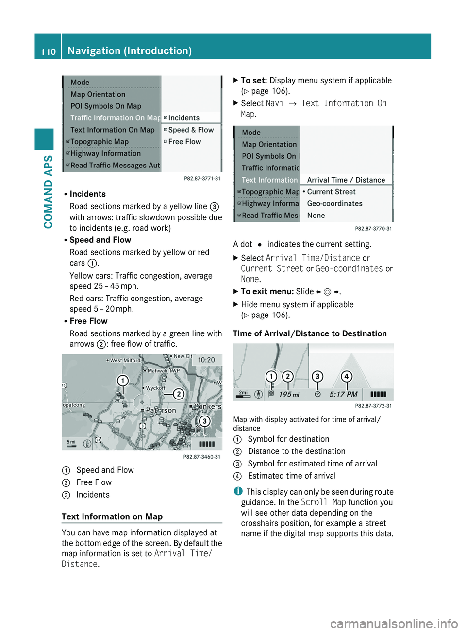 MERCEDES-BENZ SLS AMG 2011  Owners Manual RIncidents
Road sections marked by a yellow line \000