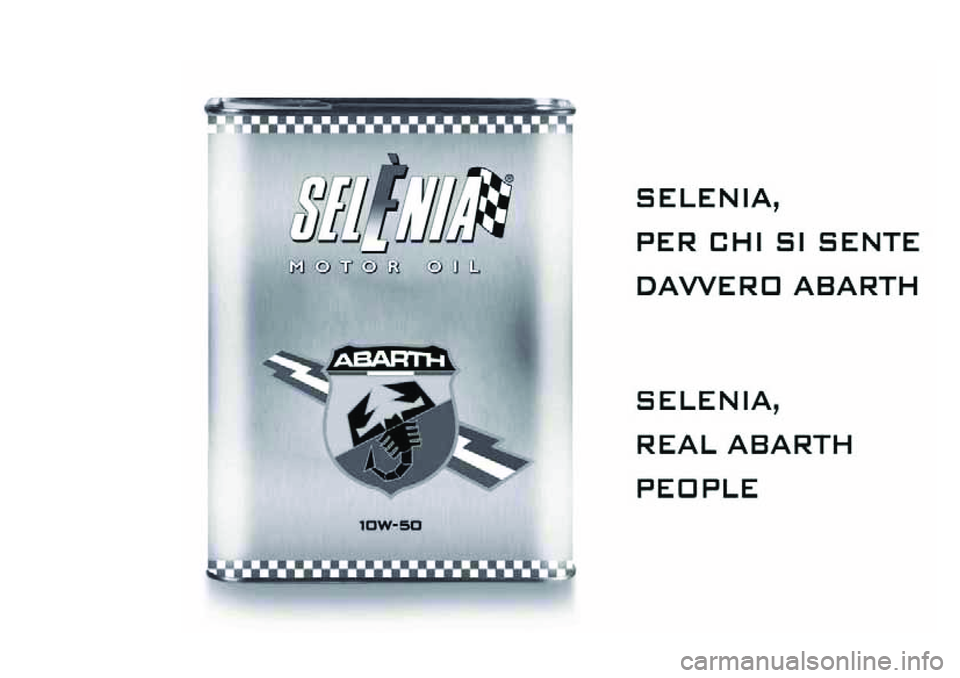 Abarth 500 2017  Manual de Empleo y Cuidado (in Spanish) 