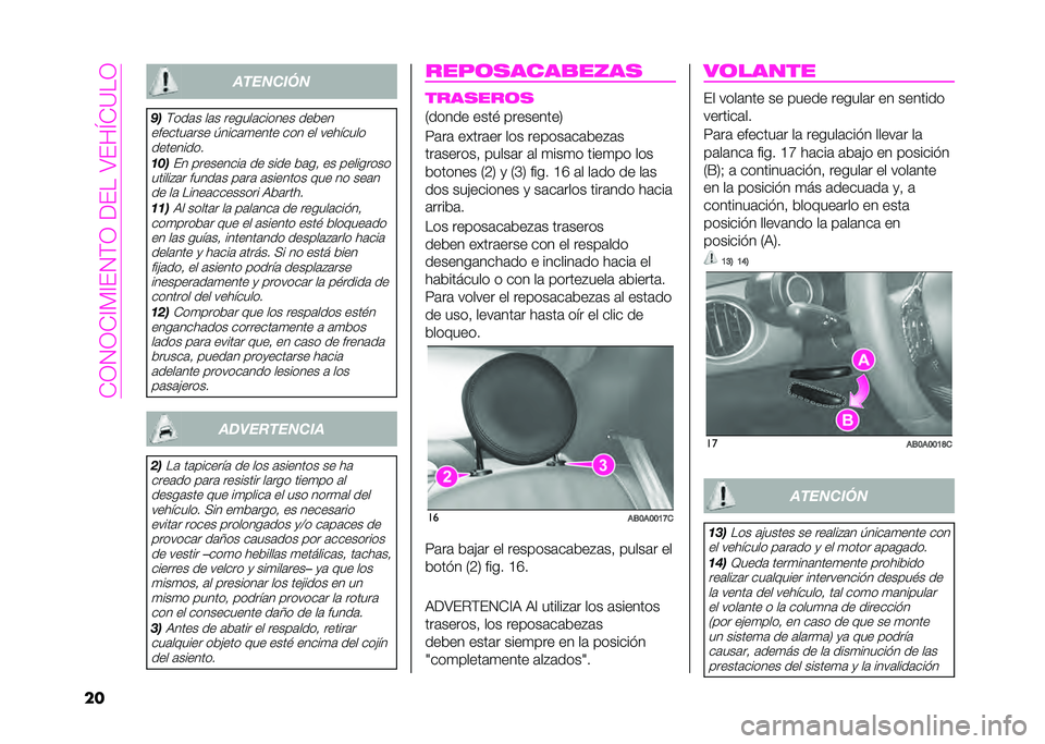 Abarth 500 2021  Manual de Empleo y Cuidado (in Spanish) ��+�1�2�1�+�=�?�=�#�2�;�1��(�#���8�#��M�+�<��1
�� ��������
��

�;���	� ��	� ������	������ �����
�������	��� �/����	�
���� ��� �� ����!��