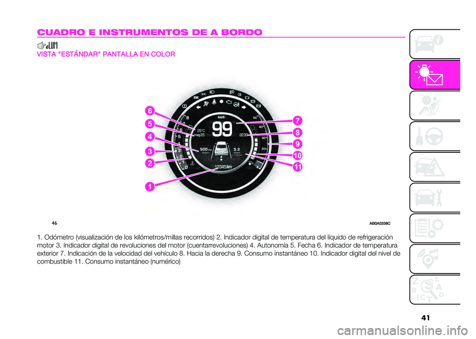 Abarth 500 2021  Manual de Empleo y Cuidado (in Spanish) ��
������	 � �������
����	� �� � �
�	���	
�3�(�)�-� �G��)�-�I�1�.��+�G �%��1�-��#�#� ��1 ��,�#�,�+
�
��
��/�9��9�:�:�A�
�B� �1��$�
���� �0�����	���"�	�