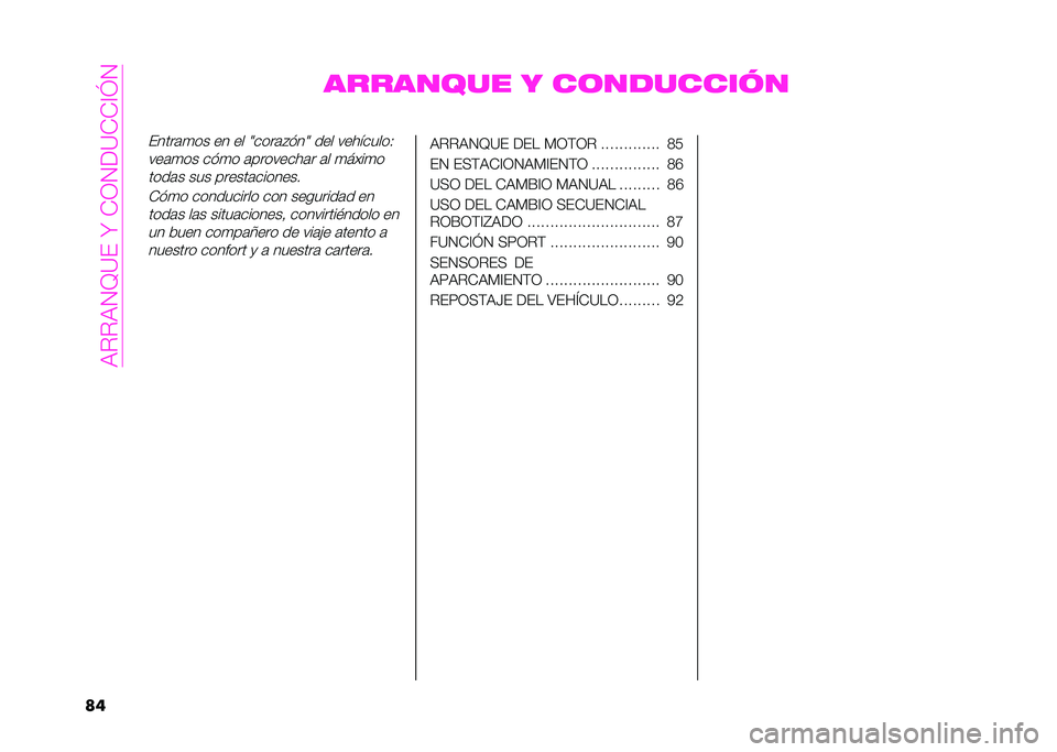 Abarth 500 2021  Manual de Empleo y Cuidado (in Spanish) ���.�.��2�D�<�#��W��+�1�2�(�<�+�+�=�>�2
�	� �������� � ��	��������
�#����	�
�� �� �� �Q����	�"�$��Q ��� ����!�����7
���	�
�� ��$�
� �	�������