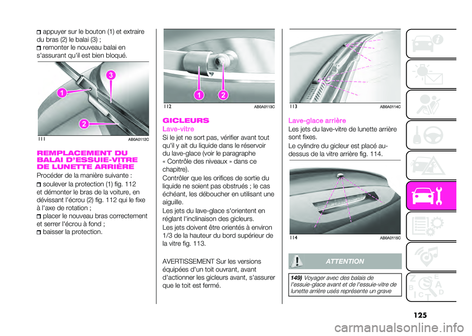 Abarth 500 2021  Notice dentretien (in French) ��������&�� ��� �	� ������
 �-�H�/ �� ��$����
��
�� ���� �-�0�/ �	� ���	��
 �-�J�/ �5 �����
��� �	� �
������ ���	��
 ��
���������
� ��