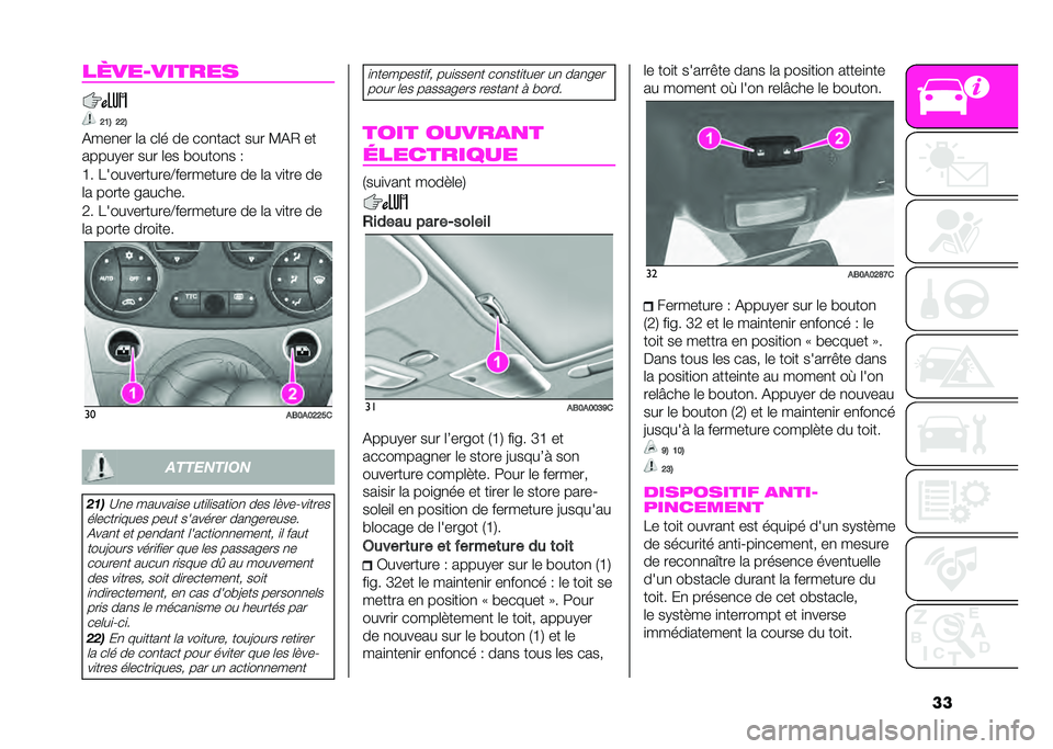 Abarth 500 2021  Notice dentretien (in French) �������������
�@�?�# �@�@�#
����
�� �	� ��	� �� ���
���� ��� �D��, ��
�����&�� ��� �	�� ������
� �:
�H� �2�������������������� 