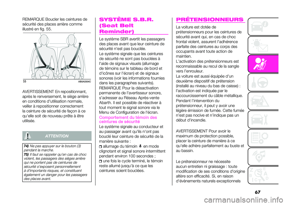 Abarth 500 2021  Notice dentretien (in French) ���,� �D��,�F�?�  �C����	�� �	�� ���
�
����� ��
������
�� ��� ��	���� ����
��� �����
�
�	�	����� ��
 ��
�!� ���
��
��2�<��<�=��B�
��� �,