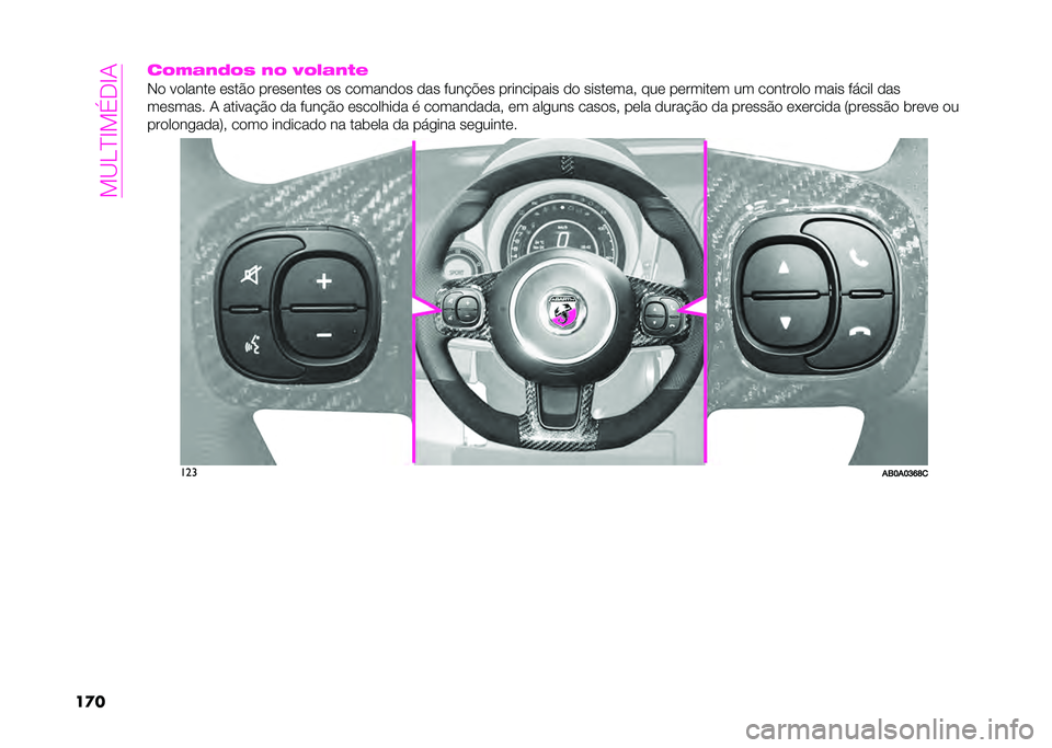 Abarth 500 2021  Manual de Uso e Manutenção (in Portuguese) ���?�J�B�G��>�<�G�
�����8�*�&�-�9�8�0 �-�8 �>�8�:�&�-�(�+
�#�
 � �
�����	 �	���$�
 ���	��	���	� �
� ��
����
�
� �
�� �%���&��	� ���������� �
�
 �����	��