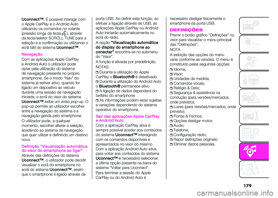 Abarth 500 2021  Manual de Uso e Manutenção (in Portuguese) ���
���	�
�
����F
� �> ��
���!� �	� ����	����� ��
�
�
 �����	 �0������H �	 �
 ���
��
��
 ����

���������
�
 �
� ��
����
�
� ��
 � �
�����	
�5�