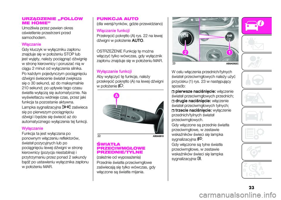 Abarth 500 2021  Instrukcja obsługi (in Polish) ����
�� ������ �&������
�� �����2
�.�
��$����� ����	� ��	���	� ��
��	�
��!���	���	���	 ����	�����	�� ����	�
���
������	�
�
���$��