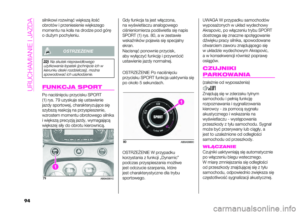 Abarth 500 2021  Instrukcja obsługi (in Polish) ��.�6�.�/�S��F�C��7�C�9��C��0��B�>�
�
� ������
��� �������"�% ����
���" ����!�%
������� � ����	���	���	���	 ����
���	��
�
��
�	��� �� �
��(
