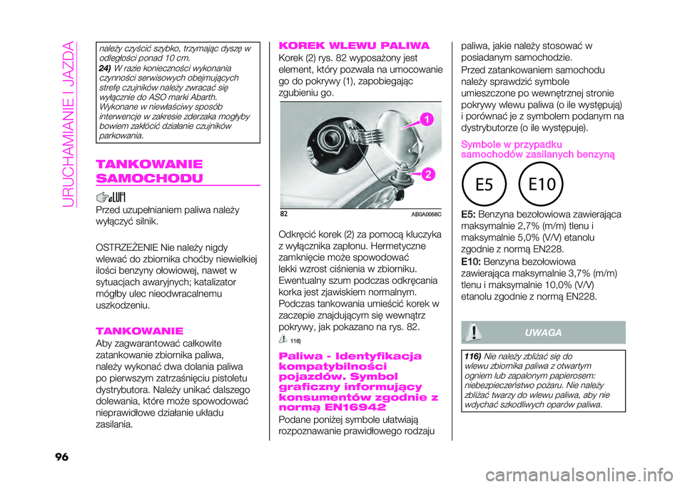 Abarth 500 2021  Instrukcja obsługi (in Polish) ��.�6�.�/�S��F�C��7�C�9��C��0��B�>�
�
�
����	�$� ����!���% �����
��# �����
���"� ����� �
����	��(��!�� ����� �H�P ��
�
����+ �����	 �
����	�