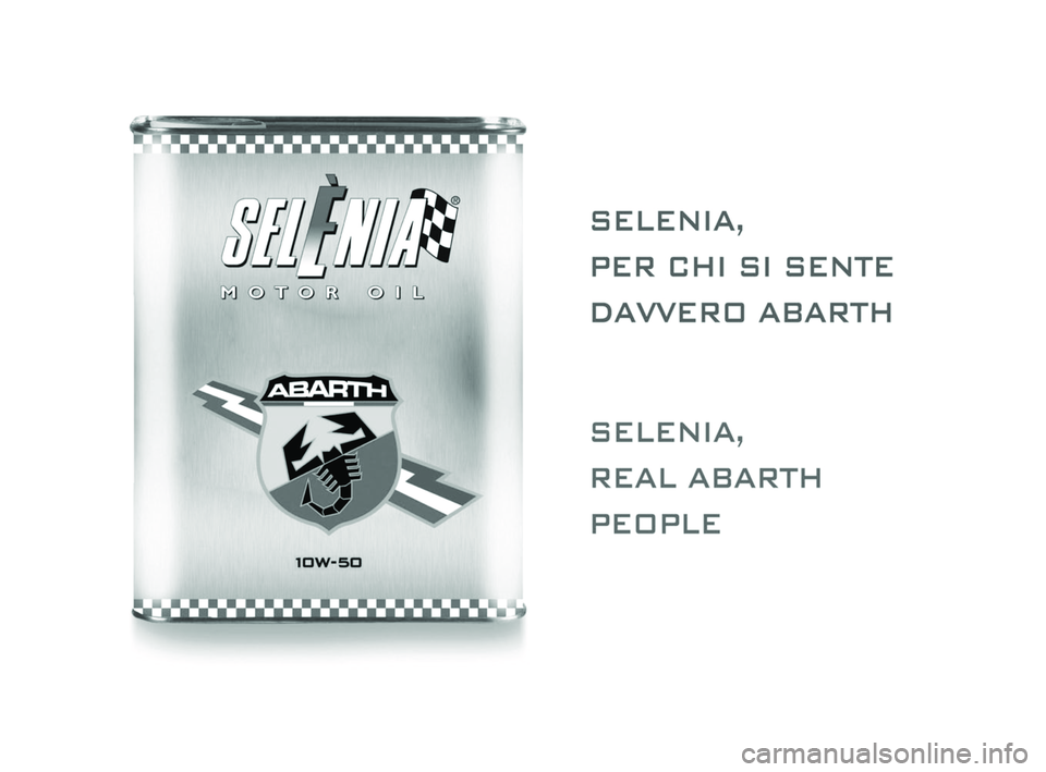 Abarth 500 2008  ΒΙΒΛΙΟ ΧΡΗΣΗΣ ΚΑΙ ΣΥΝΤΗΡΗΣΗΣ (in Greek) 160-168 ABARTH 500 GR  29-04-2009  11:46  Pagina 167 