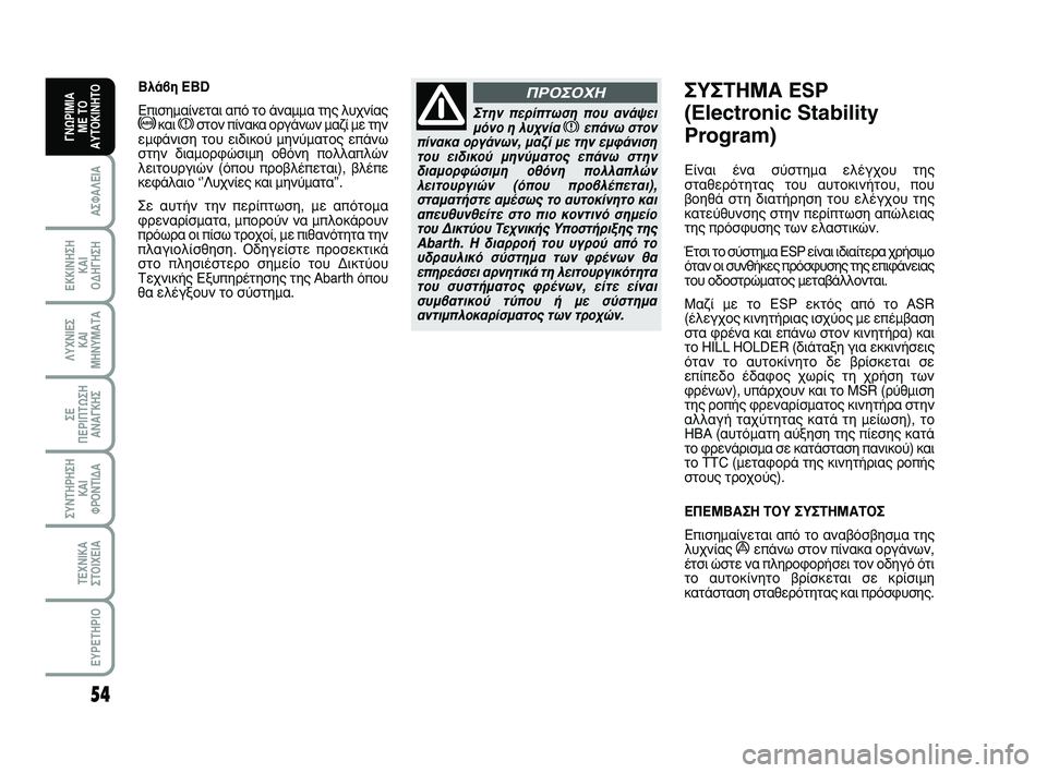 Abarth 500 2008 ΒΙΒΛΙΟ ΧΡΗΣΗΣ ΚΑΙ ΣΥΝΤΗΡΗΣΗΣ (in Greek) 54
∞™º∞§∂π∞
∂∫∫π¡∏™∏
∫∞π
√¢∏°∏™∏
§Àáπ∂™
∫∞π
ª∏¡Àª∞Δ∞
™∂
¶∂ƒπ¶Δø™∏
∞¡∞°∫∏™
™À¡Δ∏ƒ∏™∏
Abarth 500 2008 ΒΙΒΛΙΟ ΧΡΗΣΗΣ ΚΑΙ ΣΥΝΤΗΡΗΣΗΣ (in Greek) 54
∞™º∞§∂π∞
∂∫∫π¡∏™∏
∫∞π
√¢∏°∏™∏
§Àáπ∂™
∫∞π
ª∏¡Àª∞Δ∞
™∂
¶∂ƒπ¶Δø™∏
∞¡∞°∫∏™
™À¡Δ∏ƒ∏™∏