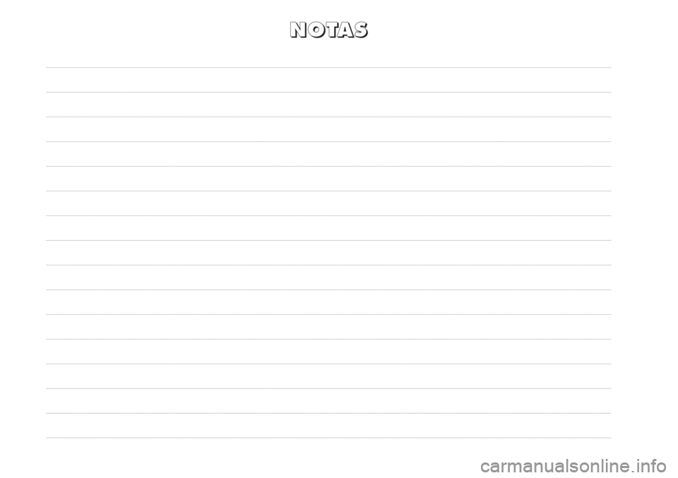 Abarth Punto Evo 2011  Manual de Uso e Manutenção (in Portuguese) N N
O O
T T
A A
S S 
