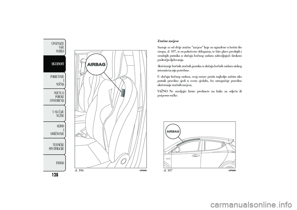 Lancia Ypsilon 2011  Knjižica s uputama za uporabu i održavanje (in Croatian) 