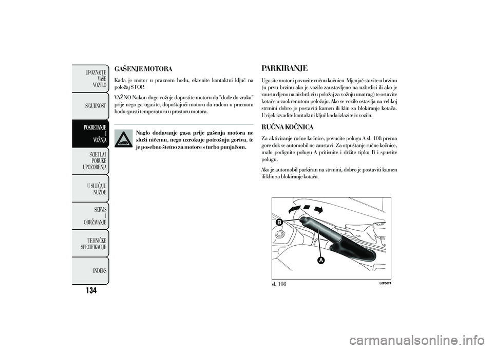 Lancia Ypsilon 2011  Knjižica s uputama za uporabu i održavanje (in Croatian) 